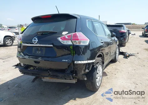 2015 Nissan Rogue S from USA, damaged, VIN KNMAT2MV0FP587846